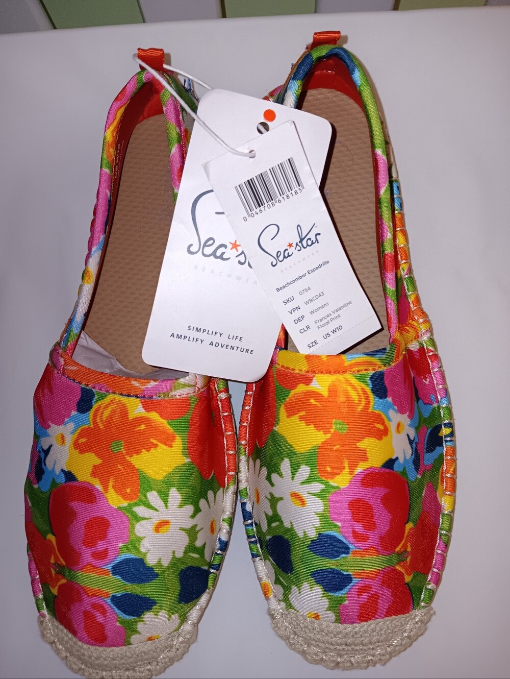 New Sea Star Frances Valentine BeachComer Espadrills
